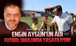 Engin Aygün’ün adı Kilimli'de futbol okulunda yaşatılıyor