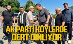 AK Parti köylerde vatandaşlarla buluştu, sorun dinledi