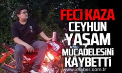 Bartın'da feci kazada ağır yaralanan Ceyhun Özdal hayatını kaybetti.