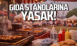 Devrek'te gıda standlarına yasak