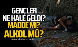 Gençler ne hale geldi? Kozlu'da baygın halde bulundu