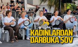 Zonguldaklı kadınlardan kurtuluş yıl dönümünde darbuka şov