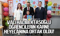 Kapuz İlköğretim Okulu’nda Karne Heyecanı