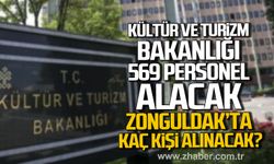 Kültür ve Turizm Bakanlığı 569 sözleşmeli personel alacak.