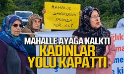 Ereğli'de mahalle ayağa kalktı... Kadınlar yol kapattı