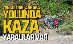 Zonguldak-Ankara yolunda kaza. Yaralılar var.