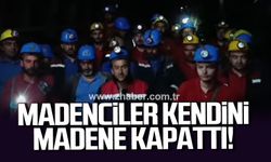 Özşen Madencilik işçileri açlık grevinde