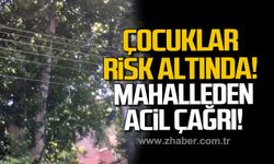 İncivez Mahallesi’nde elektrik telleri tehlike saçıyor