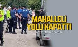 Kıyıcak mahallesi’nde kamyon tepkisi: Yolu kapattılar