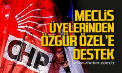 CHP Zonguldak İl Genel Meclisi üyelerinden Özgür Özel’e destek deklarasyonu