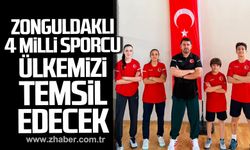 Zonguldaklı 4 Milli Sporcu ülkemizi temsil edecek.
