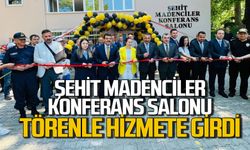 Şehit Madenciler Konferans salonu törenle açıldı