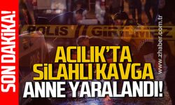 Acılık sanayi sitesi’nde silahlı kavga: Anne yaralandı
