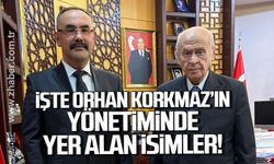 Orhan Korkmaz’ın yönetiminde yer alan isimler belli oldu