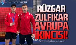 Rüzgar Zülfikar, Avrupa Şampiyonası’nda ikinci oldu
