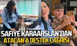 Safiye Karaarslan'dan DMD Kas hastası Atacan Terzi için destek çağrısı.
