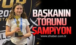 Başkan Posbıyık’ın torunu Hatice Tuva şampiyon oldu