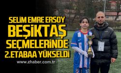 Selim Emre Ersoy, Beşiktaş Seçmelerinde 2. etaba yükseldi.