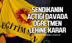 Eğitim Sen'in açtığı davada Öğretmen lehine karar