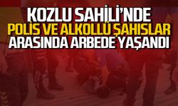 Kozlu sahilinde polis ve vatandaşlar arasında arbede yaşandı