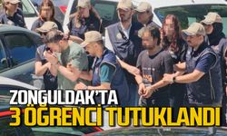 Zonguldak'ta terör örgütü operasyonunda gözaltına alınan 4 öğrenciden 3'ü tutuklandı