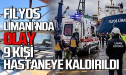 Filyos Limanı'nda olay! 9 kişi hastaneye kaldırıldı