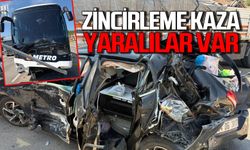 Zincirleme trafik kazası: Yaralılar var