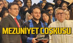 BEUN'de dereceye giren öğrenciler mezuniyet coşkusu yaşadı