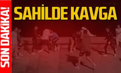 Sahilde büyük kavga: İşçi grubu 2 çocuklu aileye saldırdı