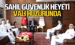 Sahil Güvenlik heyeti Vali huzurunda!
