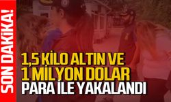 Zonguldak’ta operasyon: 1,5 kilo altın ve 1 milyon dolar para ile yakalandı