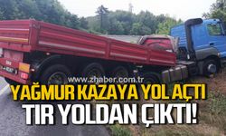 Zonguldak’ta sağanak kazaya yol açtı