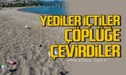 Filyos sahili çöplüğe döndü: Vatandaşlar tepkili