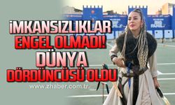 Zonguldaklı okçunun azmi, dünya dördüncülüğünü getirdi