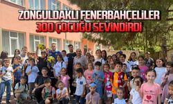 Zonguldaklı Fenerbahçeliler 300 çocuğu sevindirdi