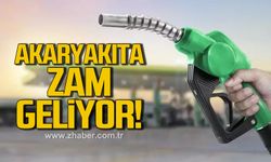 Akaryakıta zam geliyor