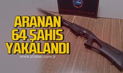 Karabük'te aranan 64 şahıs yakalandı
