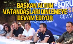 Başkan Kamil Altun Kilimli’de vatandaşla buluştu