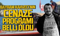 Bayram Kahveci’nin cenaze programı belli oldu.