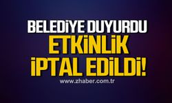 Kozlu Belediyesi’nden duyuru: Sinema etkinliği iptal edildi