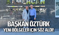 Vedat Öztürk'e yeni bölgelerde doğalgaz için destek sözü