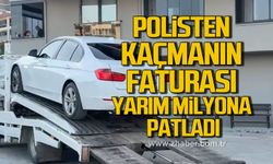 Polisten kaçmanın faturası yarım milyona patladı