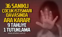 Bartın’da 36 sanıklı çocuk istismarı davasında ara karar. 9 Tahliye, 1 Tutuklama