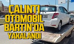 Çalıntı araç Bartın'da yakalandı