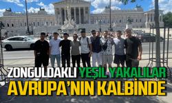 Zonguldaklı “Yeşil Yaka”lar Avrupa’nın kalbinde