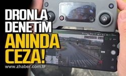 Karadeniz Ereğli'de bir ilk: Trafikte denetim dron ile yapıldı