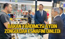 Bakan Yardımcısı Ahmet Aydın, Zonguldak esnafını dinledi