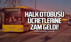 Zonguldak’ta Halk Otobüsü ücretlerine zam