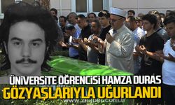 Hamza Duras, son yolculuğuna uğurlandı.