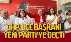 CHP İlçe Başkanı Zerrin Yılmaz Erdoğan Yeni Parti'ye geçti